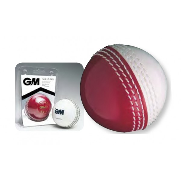 GM Incredi Cricket Ball (Red/White)